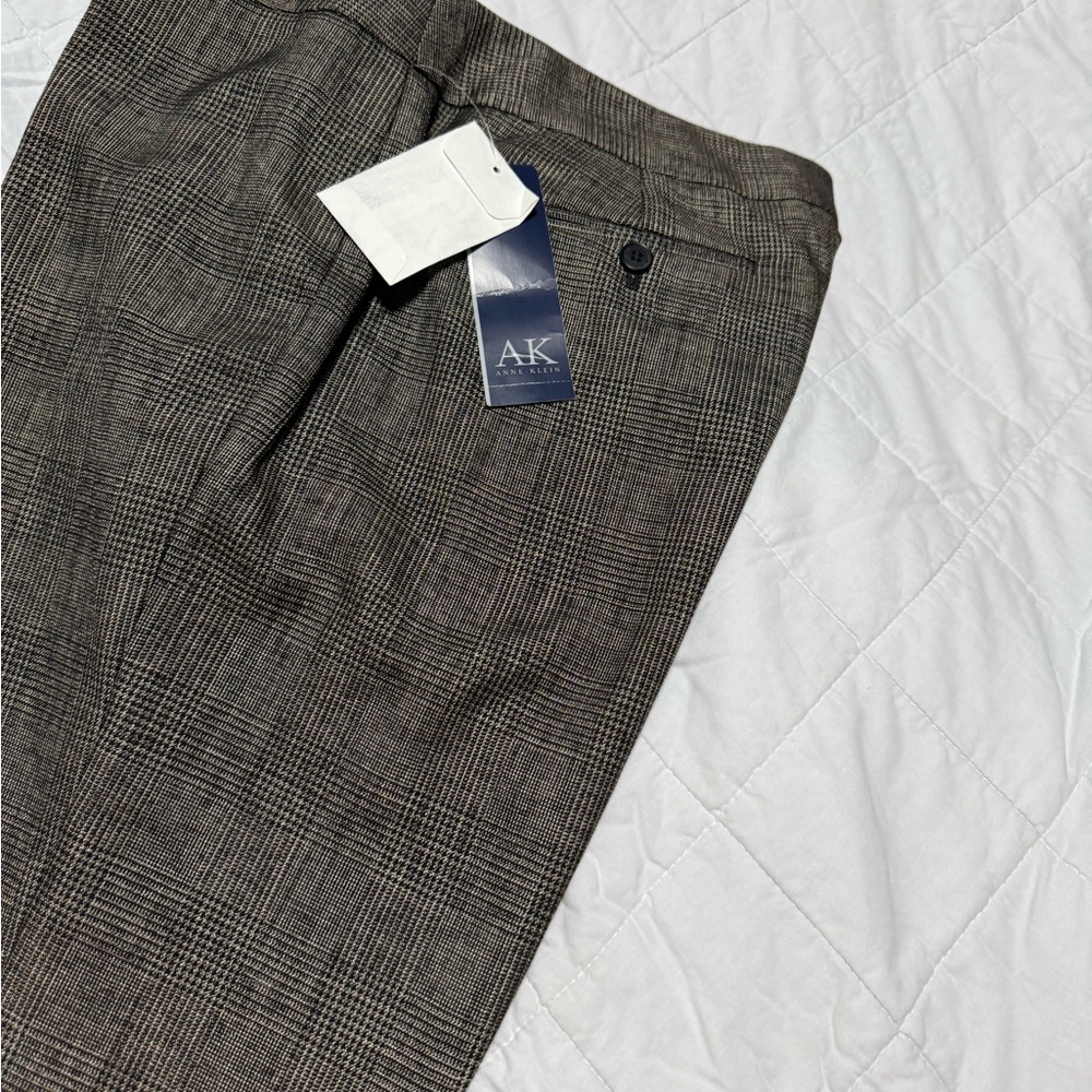 Anne Klein Checkered Stretch pants
